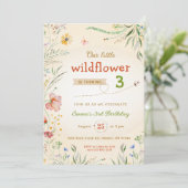 Zomdag Kind van wilde bloemen Kaart (Staand voorkant)