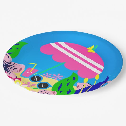 Zomdag Papieren Bordje (Gekanteld)