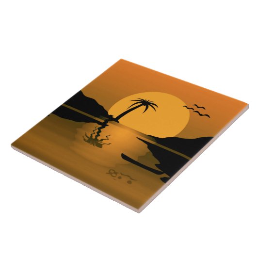 Zomdag reflecteren tegeltje (Zijkant)