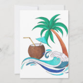 Zomdag Surf Beach Vacation Birthday Kaart (Voorkant)