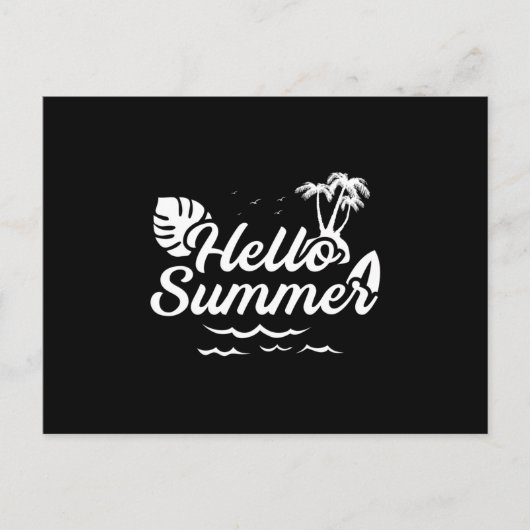 Zomdag Surf Zee Cool Sun Funny Gift Briefkaart (Voorkant)