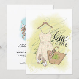 Zomdag vakantievakantie kaart