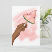 Zomdag vakantievakantie kaart (Staand voorkant)