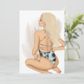 Zomdag vakantievakantie kaart (Staand voorkant)