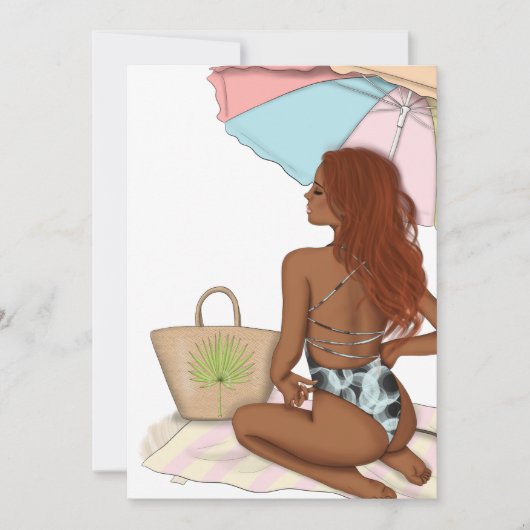 Zomdag vakantievakantie kaart (Voorkant)