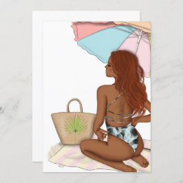 Zomdag vakantievakantie kaart