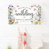 Zomdag Wilde bloem en BumbleBee Spandoek (Insitu)