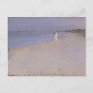 Zomdagavond bij de zuidstrand, Skagen, 1893 Briefkaart