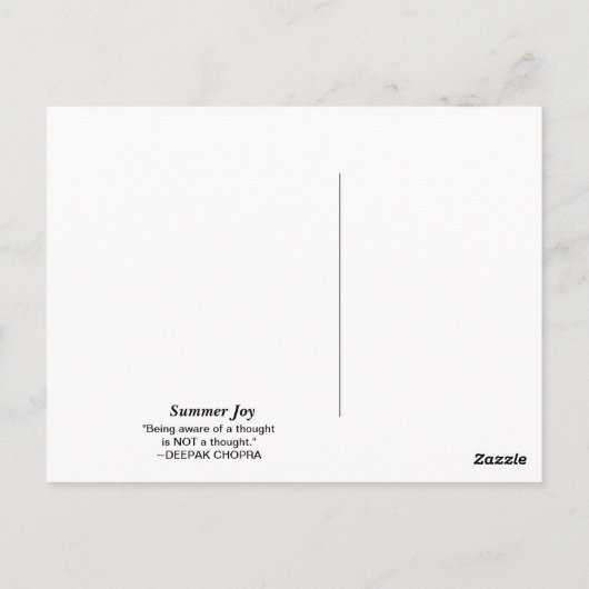 Zomenavond Briefkaart (Achterkant)