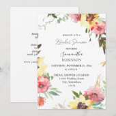 Zomenbloem Vrijgezellenfeest Kaart (Voorkant / Achterkant)