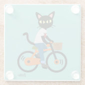 Zomencyclus Glazen Onderzetter (Achterkant)