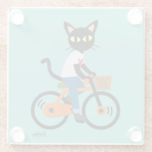 Zomencyclus Glazen Onderzetter (Achterkant)