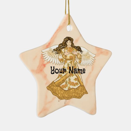 Zomengel Christelijk Keramisch Ornament (Rechts)