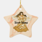 Zomengel Christelijk Keramisch Ornament (Voorkant)