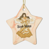 Zomengel Christelijk Keramisch Ornament (Links)