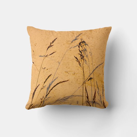 Zomentgrassen en Poster van de schaduwen Kussen (Achterkant)