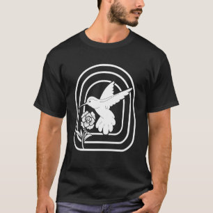 Zomenvogel met bloemen eigenaar van Colibri T-shirt