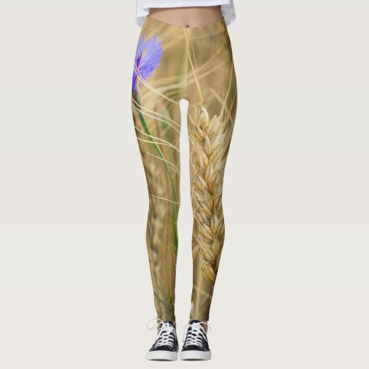 Zomenweiland met blauwe maïskolven leggings (Voorkant)