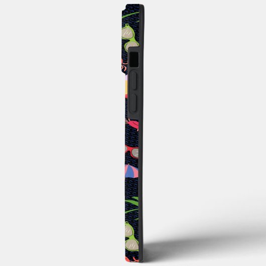 Zomer 01.b.Zwart BG Case-Mate iPhone Case (Achterkant / Links)