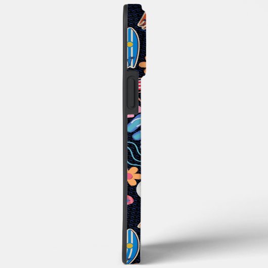 Zomer 01.b.Zwart BG Case-Mate iPhone Case (Achterkant / Rechts)