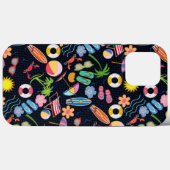 Zomer 01.b.Zwart BG Case-Mate iPhone Case (Achterkant (horizontaal))