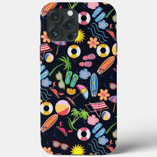 Zomer 01.b.Zwart BG Case-Mate iPhone Case (Achterkant)