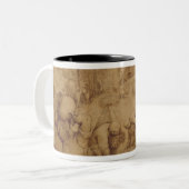 Zomer 1568 tweekleurige koffiemok (Voorkant links)