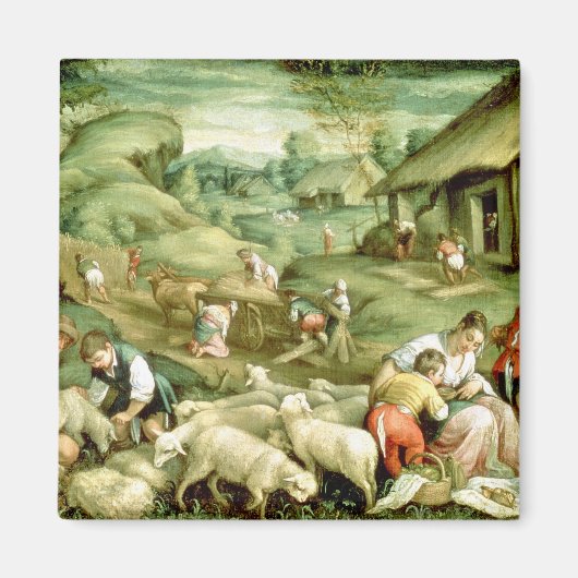 Zomer, 1570-80 magneet (Voorkant)