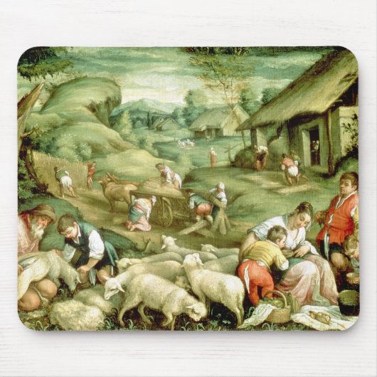 Zomer, 1570-80 muismat (Voorkant)