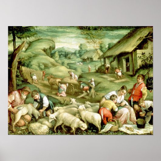 Zomer, 1570-80 poster (Voorkant)
