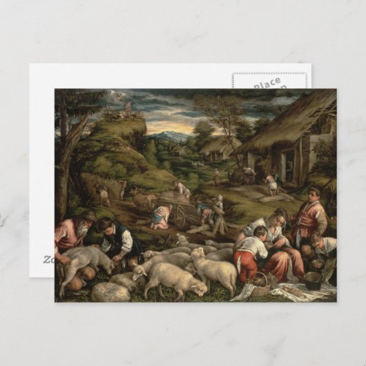 zomer 1576, briefkaart (Voorkant / Achterkant)