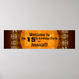 Zomer 15e verjaardag van het Poster van Banner