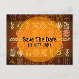 Zomer 16e verjaardag Red de datum Aankondigingskaart