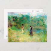 zomer 1890 briefkaart (Voorkant / Achterkant)