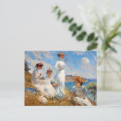 zomer 1909 briefkaart (Staand voorkant)