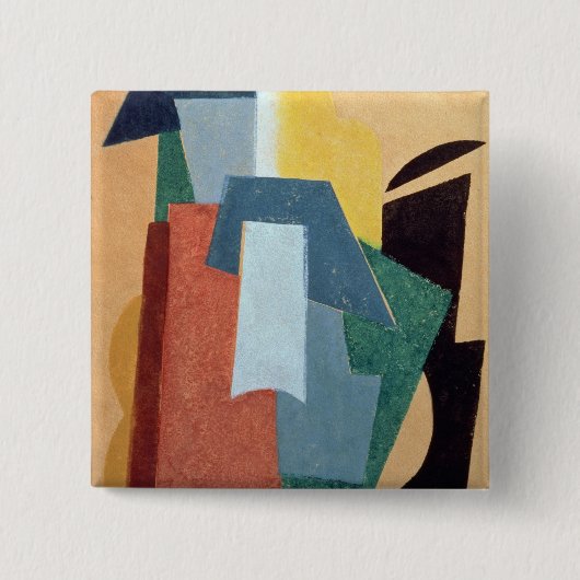 zomer 1917-18 vierkante button 5,1 cm (Voorkant)
