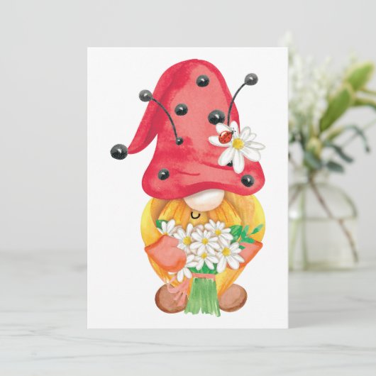 zomer 1 feestdagenkaart (Staand voorkant)