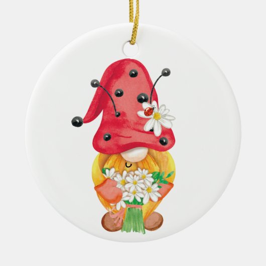 zomer 1 keramisch ornament (Voorkant)