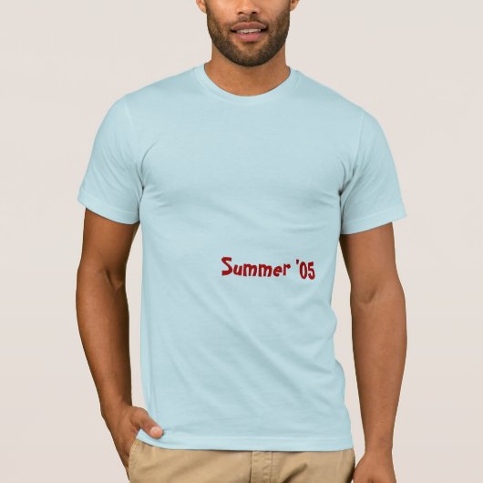 zomer 2005 t-shirt (Voorkant)