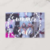 Zomer 2021 (70% VRIJ) 💯 Visitekaartje (Voorkant)