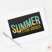 Zomer 2025 rechthoekige sticker (Envelop)