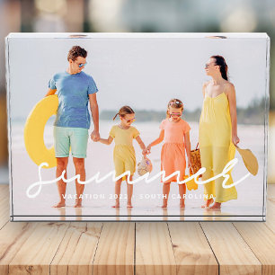 Zomer 20XX familie Vacation Modern Simple Fotoblokken