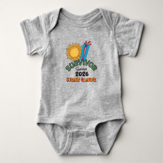 Zomer 26 Hittegolf Baby Bodysuit (Voorkant)