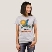 Zomer 26 Hittegolf Dames Basic T-Shirt (Voorkant volledig)
