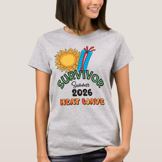 Zomer 26 Hittegolf Dames Basic T-Shirt (Voorkant)