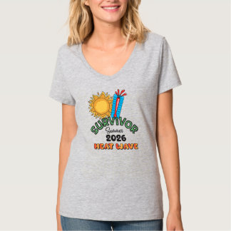 Zomer 26 Hittegolf Dames Basic V-Neck T-Shirt