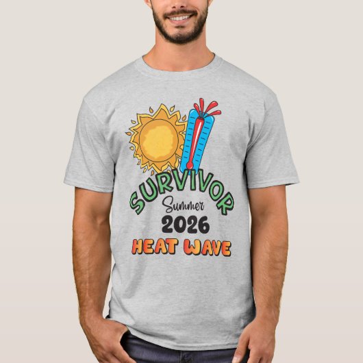 Zomer 26 Hittegolf Heren Basic T-Shirt (Voorkant)