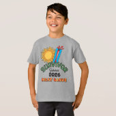 Zomer 26 Hittegolf Jongens Basic T-Shirt (Voorkant volledig)