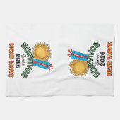 Zomer 26 Hittegolf Keukenhanddoek (Horizontaal)