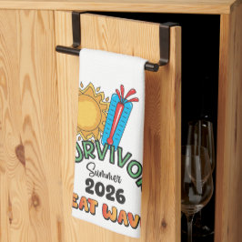 Zomer 26 Hittegolf Keukenhanddoek